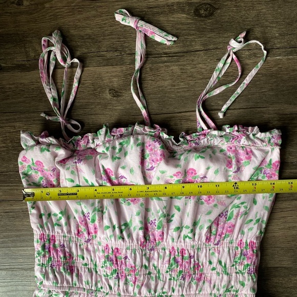 Mi ami for Francesca's Women’s Pink Floral Midi Dress Size M - Picture 2 of 7